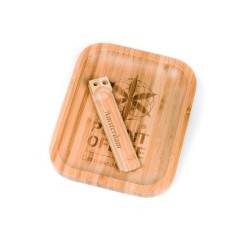 ROLLING TRAY BAMBOO SMALL -...