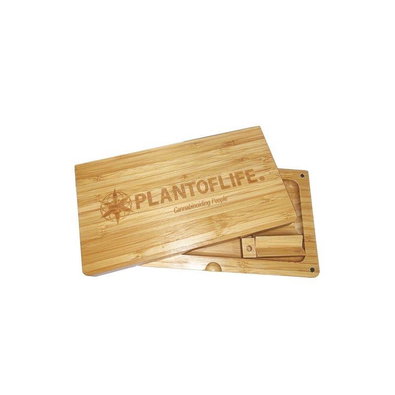 scatola di bamboo per rollare plant of life