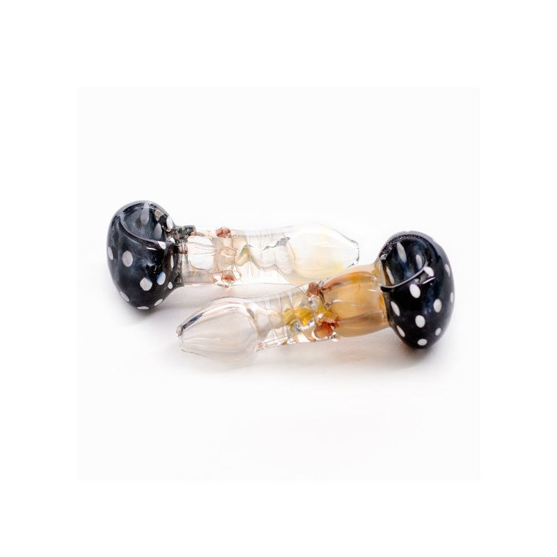 Glass Weed Pipe in shape of mushroom 9cm for wholesale