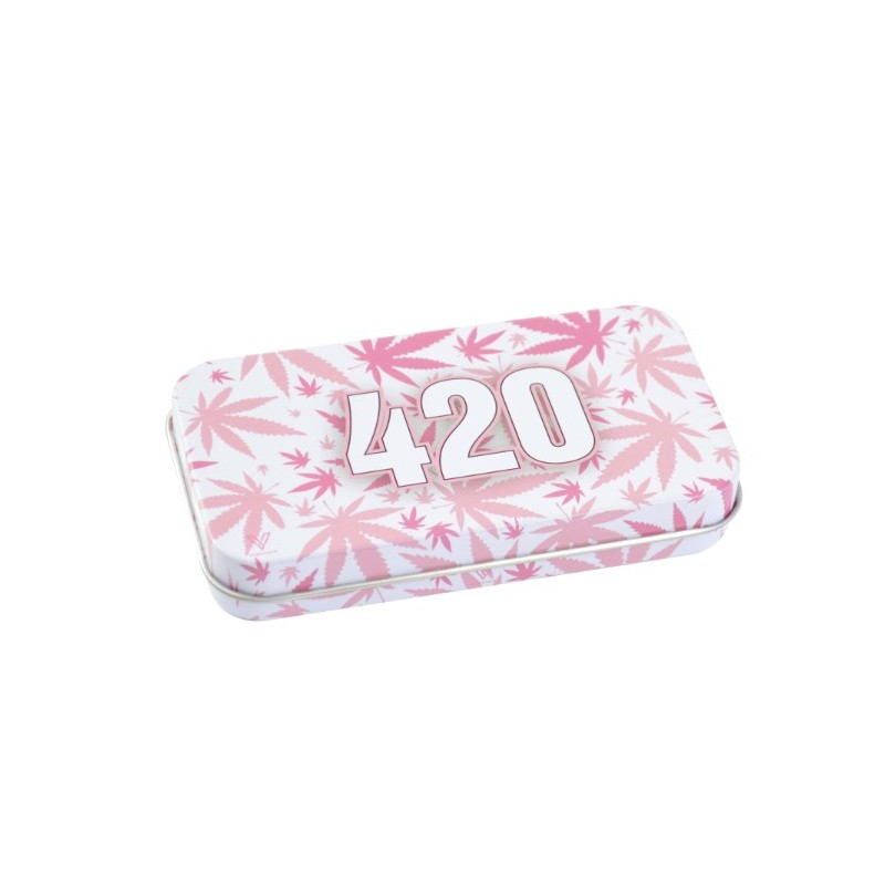 astuccio in metallo per le sigarette, cartine etc