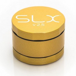 slx yellow gold grinder v2.5 62mm. Non-stick ceramic coating