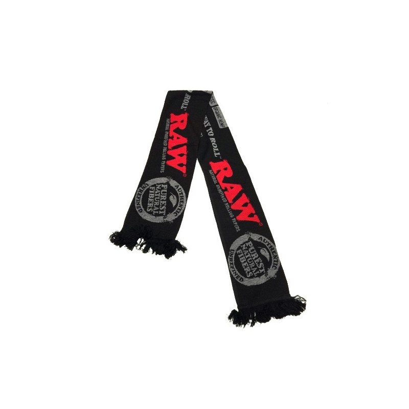 Raw rolling paper black winter scarf in wholesale
