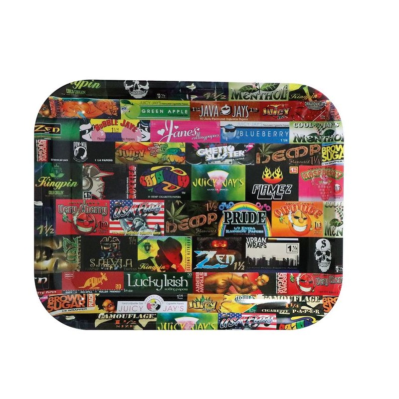 Raw Rolling Tray History Medium 33x27,5cm