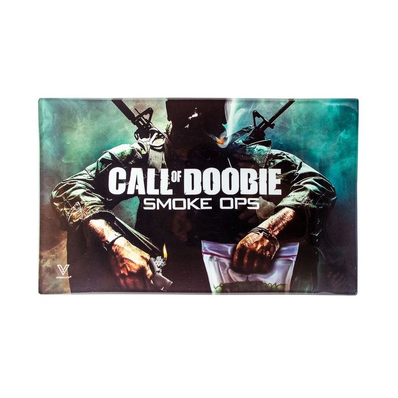call of doobie glass rolling tray large