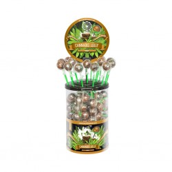Cannabis Hash lollipops wholesale display of 100 by Multitrance Amsterdam