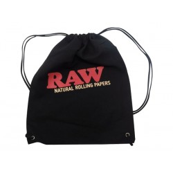 SAC À CORDON RAW NOIR