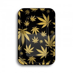 fire-flow rolling tray wholesale gold leaves