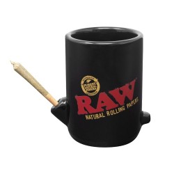 Raw wake up and bake up with a cone mug