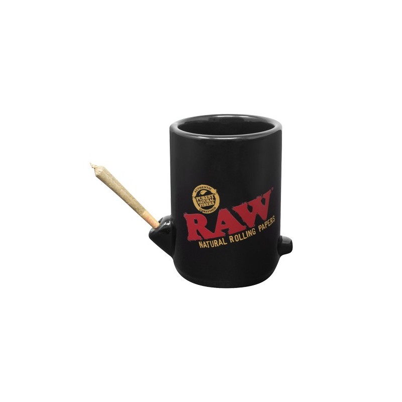 Raw wake up and bake up with a cone mug