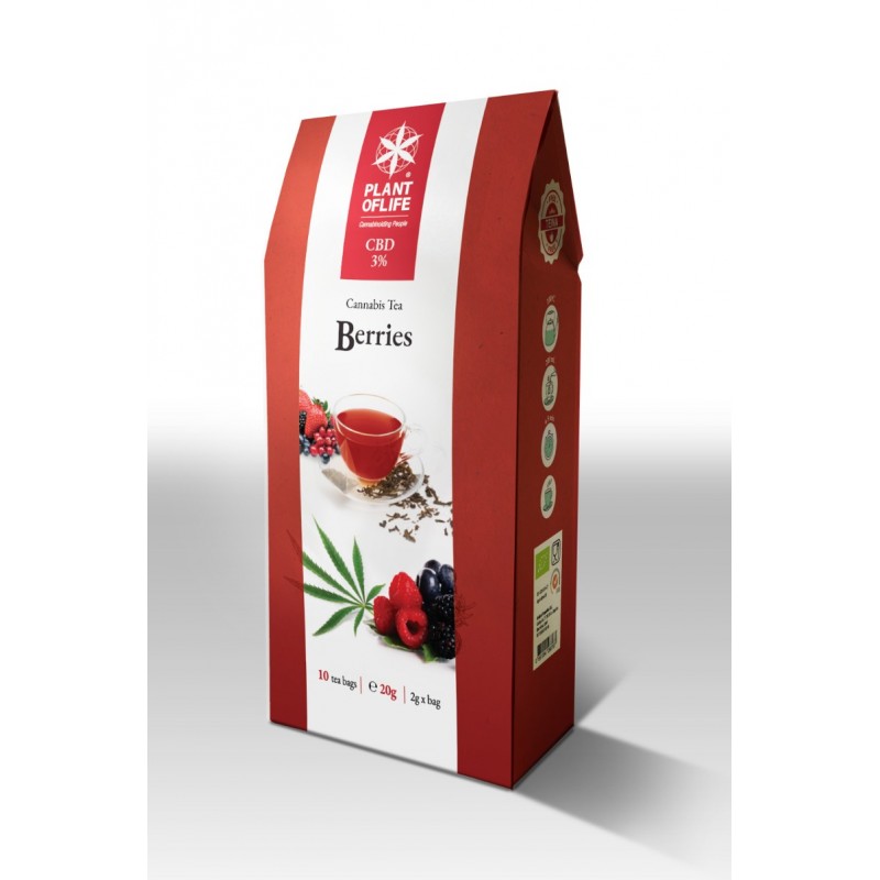 Plant of life Hemp Tea Infusion Berries for wholesale