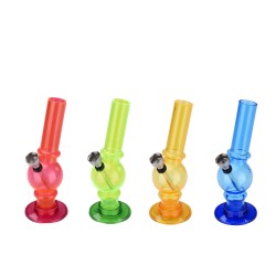 Acrylic Plastic mini Bong assorted colours for wholesale