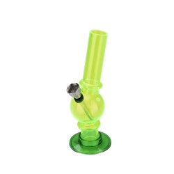 mini plastic green bong for wholesale tobacco shops