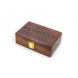 Rolling box Small Cannabis engraved for wholesale 