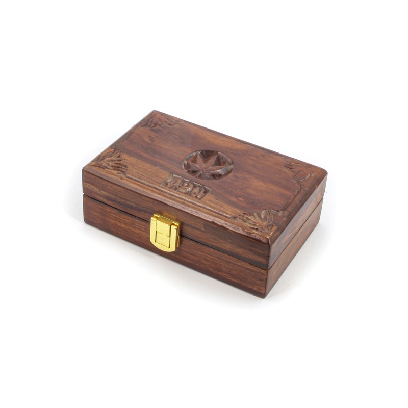 420 Wooden Rolling Storage box for smokers wholesale