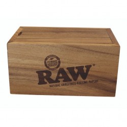 Raw Wooden slide-top box for Wholesale
