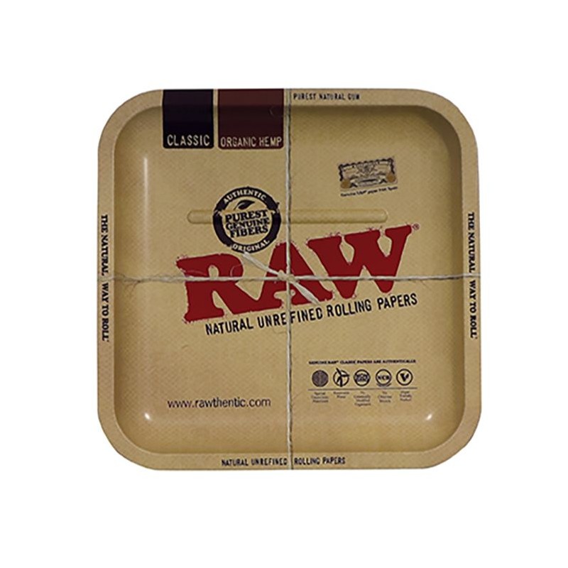 Raw square classic metal rolling tray for wholesale