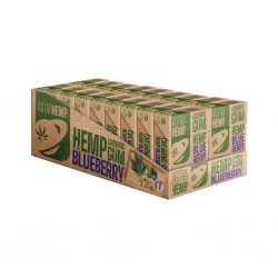 Distribution of Cannabis Chewing Gum with blueberry flavour - 20 pack display