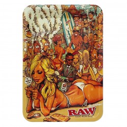 Raw x RJB Summer Beach Mini Rolling Tray Wholesale