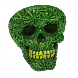 Cannabis Skull Polyresin...