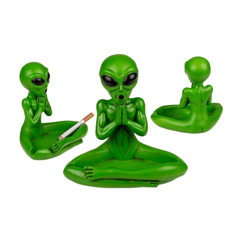 Yoga Alien Ashtray Statue for Wholesale