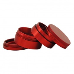 Raw Hammer Craft Red Aluminium Grinder 55mm 4 parts - Wholesale