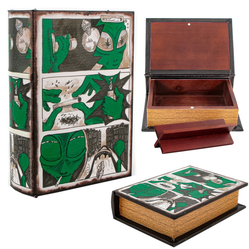 Stash Book Hidden Box Alien Visitor for Wholesale B2B only