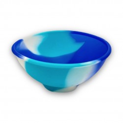 Silicone Tobacco Mixing bowl, 7cm, mix blue colours - Multi-i Wholesale