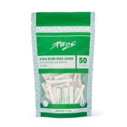 50 PURIZE XTRA Slim Size Long | Blanc - Émetteur 10PZ