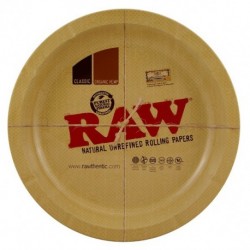 Raw Round Rolling Tray 30cm