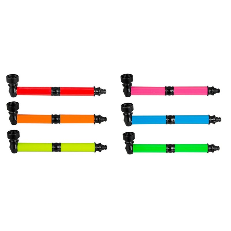 Metal Pipe - 14cm | Solid Colours | Display of 20