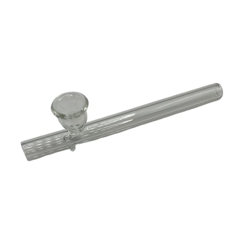 Lot de 5 pipes en verre transparent de 11 cm, vendues en gros