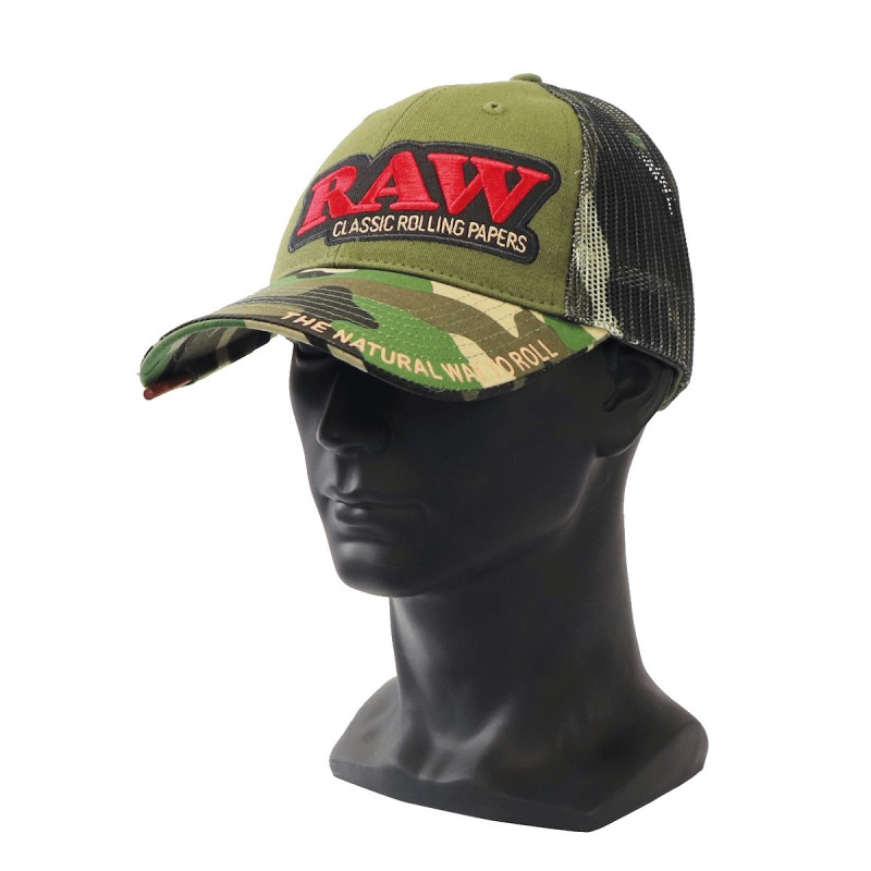 Raw Trucker Cap Camo green wholesale