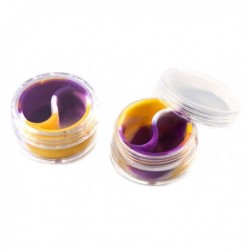 Silicone Jar Purple/Yellows