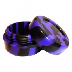 Silicon jar - Black / Purple